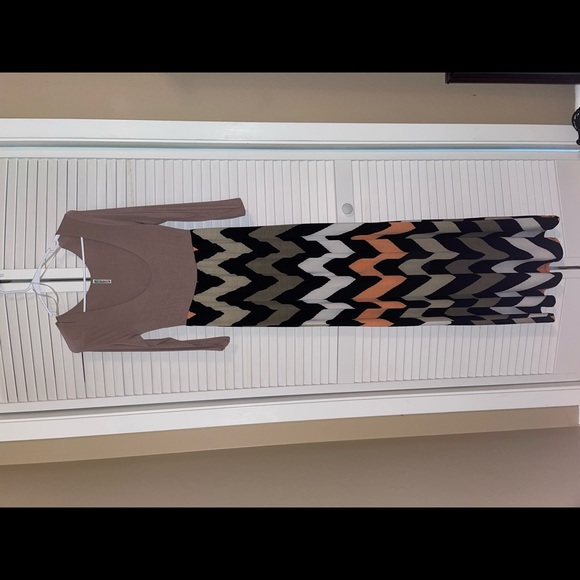 Maxi Dress, fall colors, small - Picture 2 of 3